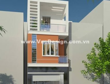 Mẫu nhà ống 3 tầng 5x14m