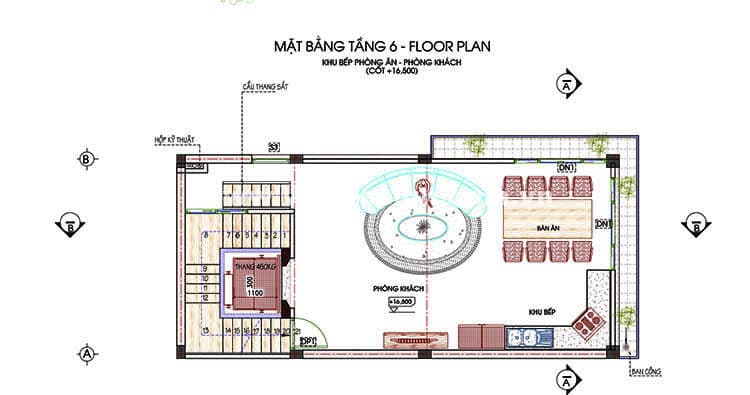 Mẫu nhà phố đẹp 3 tầng 5x12m