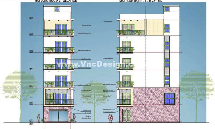 Mẫu nhà phố đẹp 3 tầng 5x12m