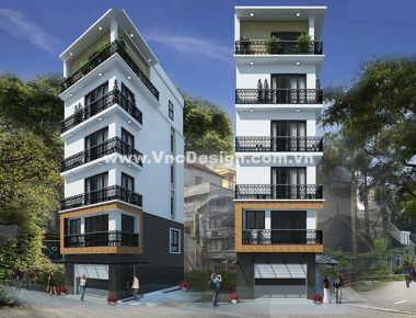 Mẫu nhà phố đẹp 6 tầng 5x12m