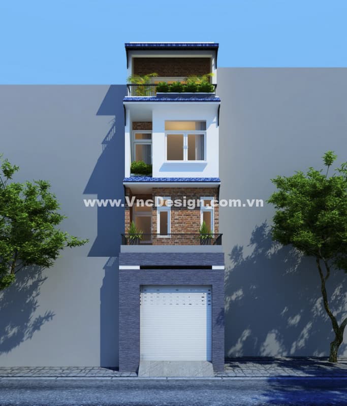 Mẫu nhà phố hiện đại diện tích nhỏ 4x16m