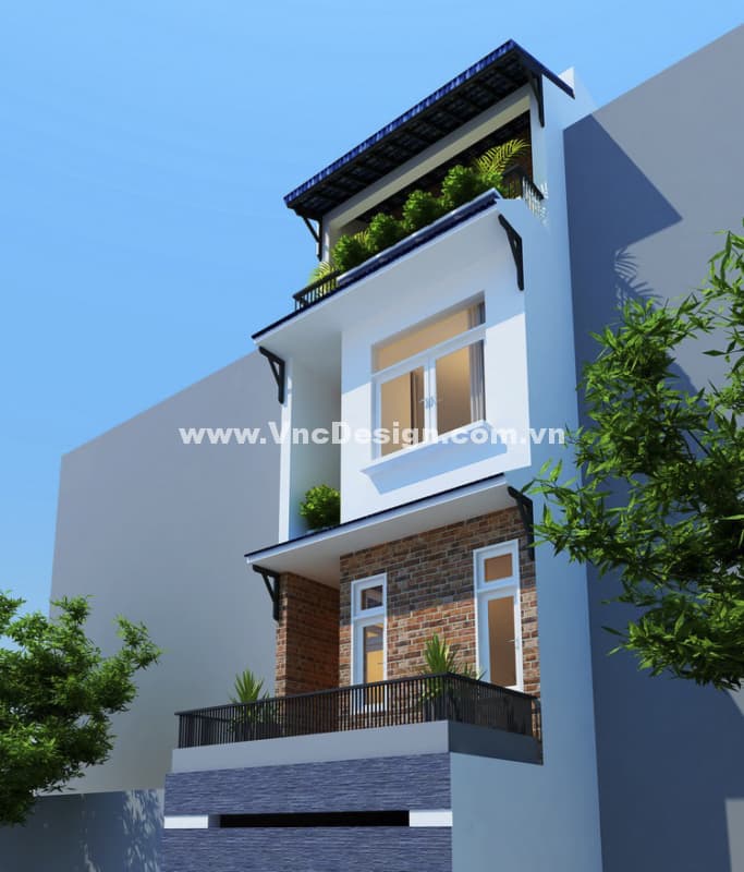 Mẫu nhà phố hiện đại diện tích nhỏ 4x16m