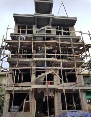 Thi công nhà phố 5 tầng tại Hoàng Mai – Hà Nội