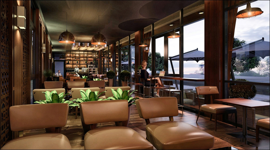 Thiết kế Cafe Sân Vườn BABYLON COFFEE