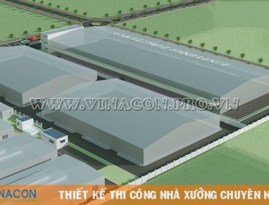 Thiết kế nhà xưởng Hanam Vina