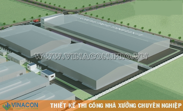 Thiết kế nhà xưởng Hanam Vina