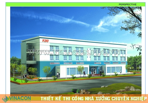 Thiết kế nhà xưởng Nhà máy lốp Ô tô K90 KCN Văn Lâm Hưng Yên