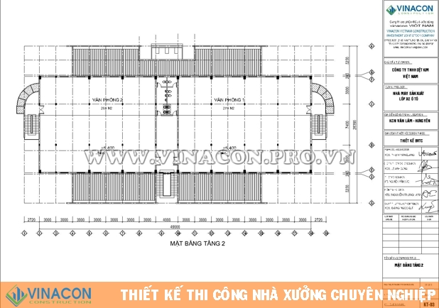 Thiết kế nhà xưởng Nhà máy lốp Ô tô K90 KCN Văn Lâm Hưng Yên
