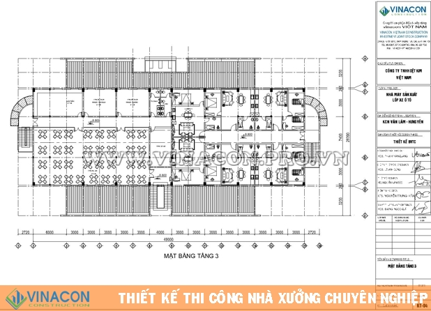 Thiết kế nhà xưởng Nhà máy lốp Ô tô K90 KCN Văn Lâm Hưng Yên