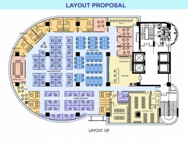 Thiết kế nội thất văn phòng TEASAN E&C