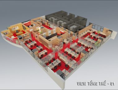 Thiết kế nội thất văn phòng TMS Group