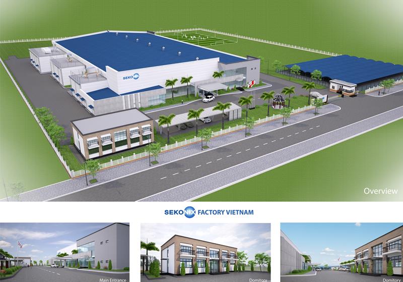 Thiết kế xây dựng nhà xưởng SEKONIX VINA 8211 MS1597