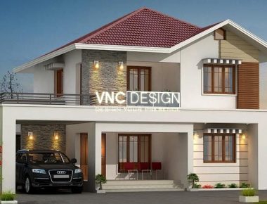 Dự toán chi tiết nhà 2 tầng diện tích 80 m2
