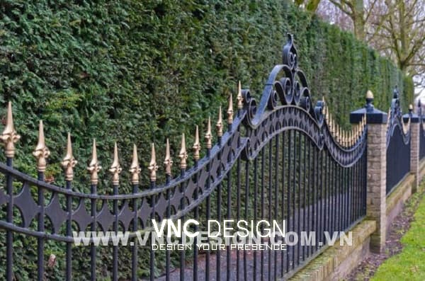 Mẫu hàng rào đẹp cho Nhà Xưởng