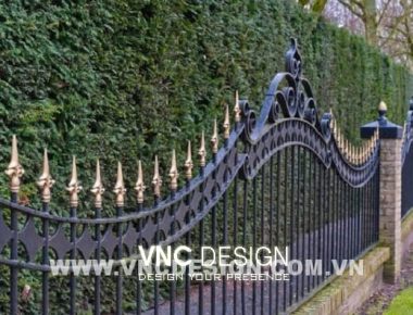 Mẫu hàng rào đẹp cho Nhà Xưởng