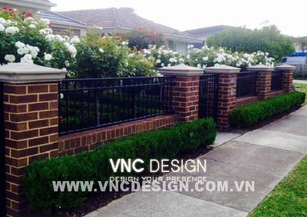Mẫu hàng rào đẹp cho Nhà Xưởng