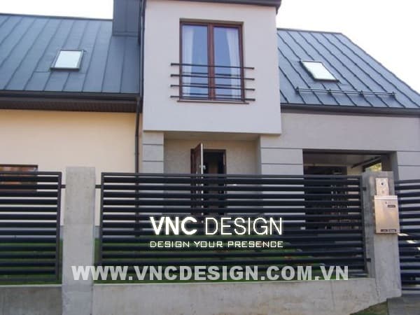 Mẫu hàng rào đẹp cho Nhà Xưởng