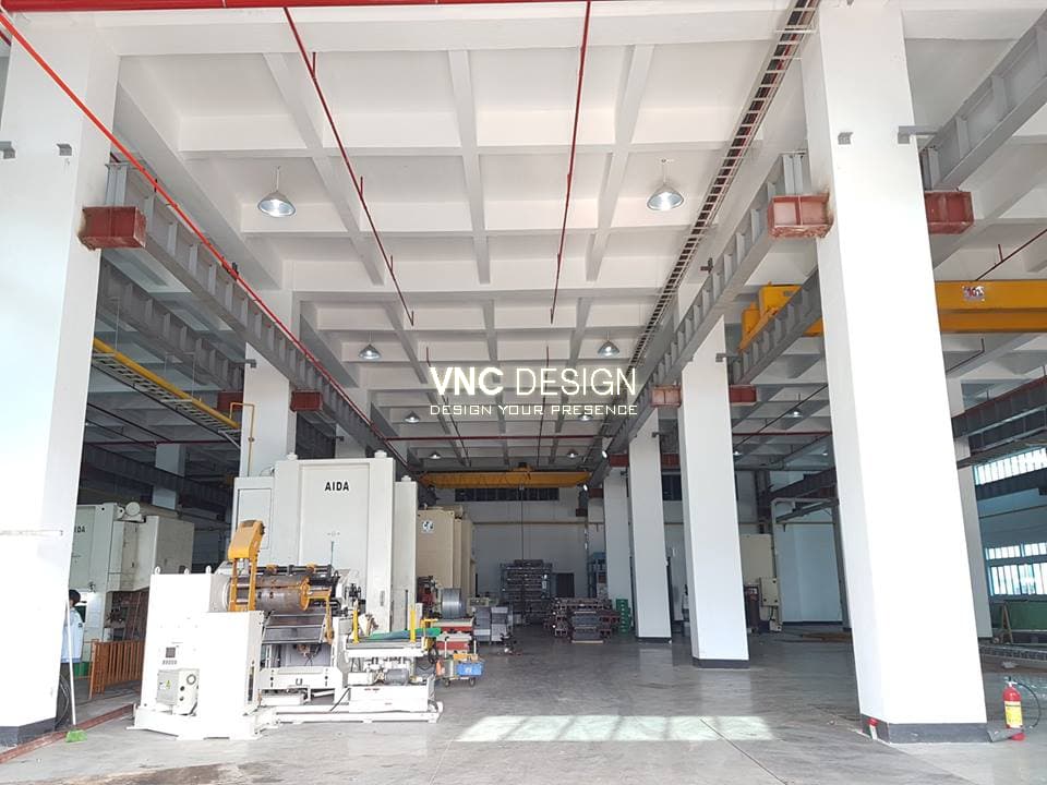 Thi công xây dựng nhà máy sản xuất HanJung Vina