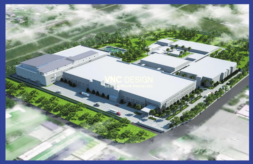 Thiết kế nhà xưởng Nhà máy Điện tử MEIKO Việt Nam giai đoạn 3