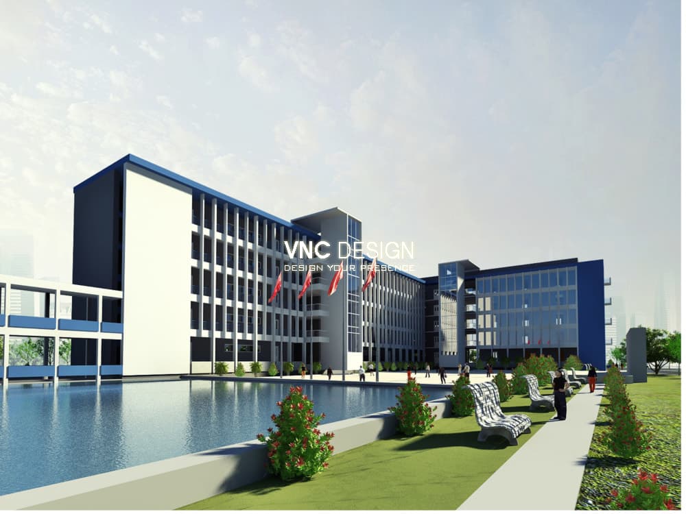 Thiết kế Trường đại học Việt Bắc