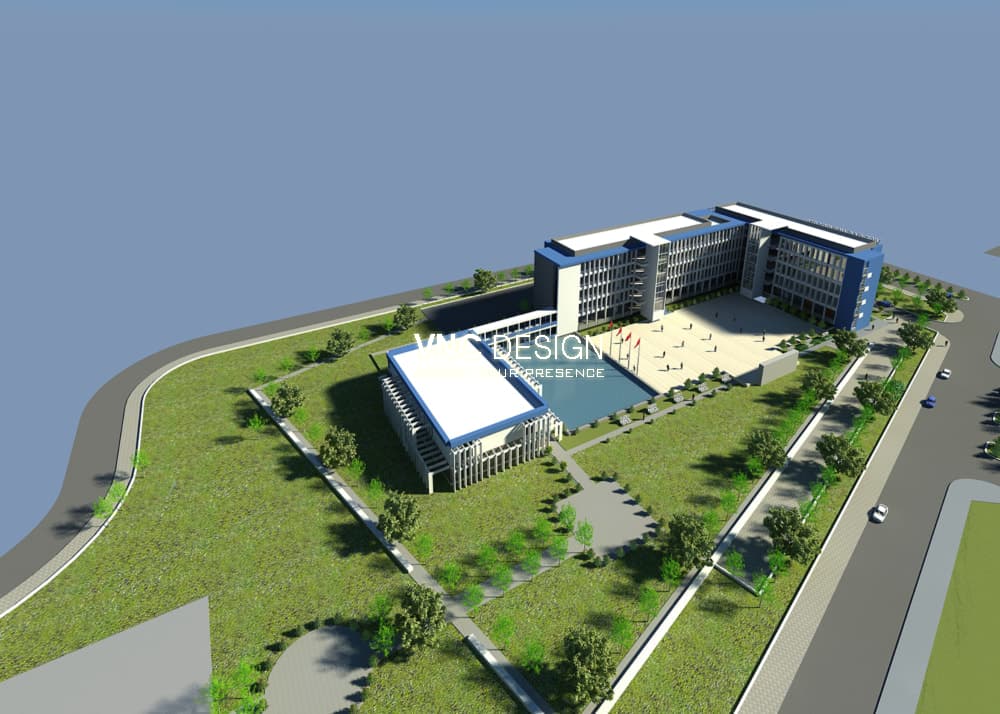 Thiết kế Trường đại học Việt Bắc