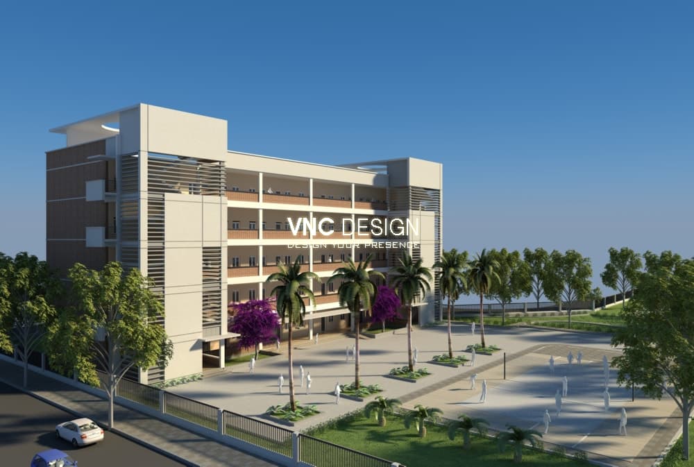 Thiết kế Trường đại học Việt Bắc