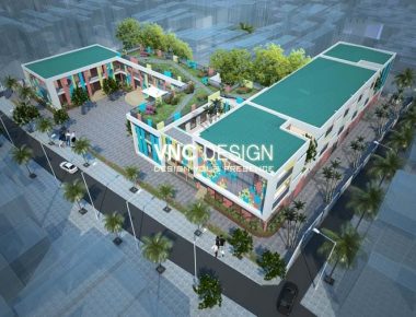 Thiết kế trường mầm non Hoa Sen