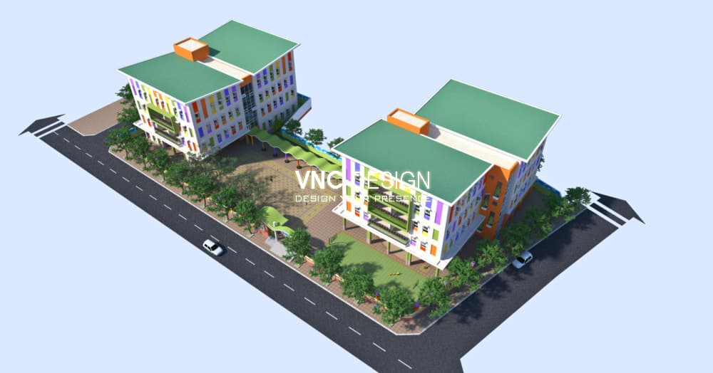 Thiết kế Trường Mầm Non Trường An