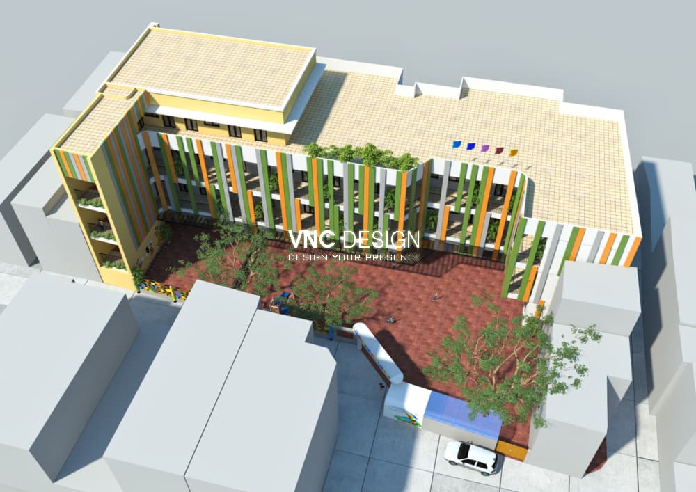 Thiết kế Trường mầm non Tuổi Hoa