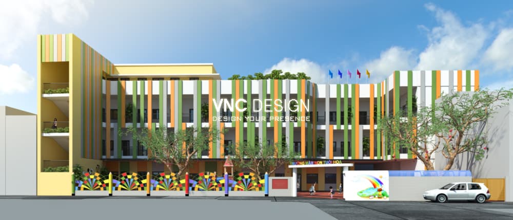 Thiết kế Trường mầm non Tuổi Hoa