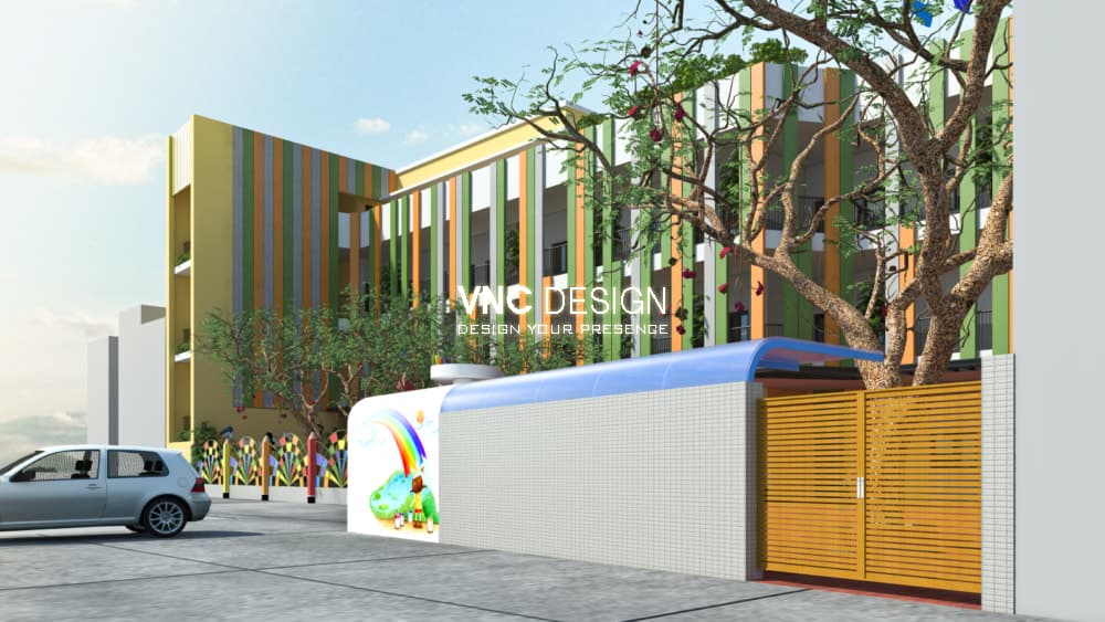 Thiết kế Trường mầm non Tuổi Hoa