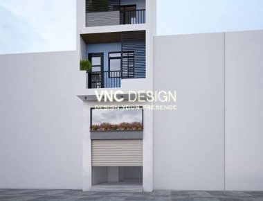 Thiết kế nhà ống 3 tầng 1 tum 4x12m tại Hà Nội