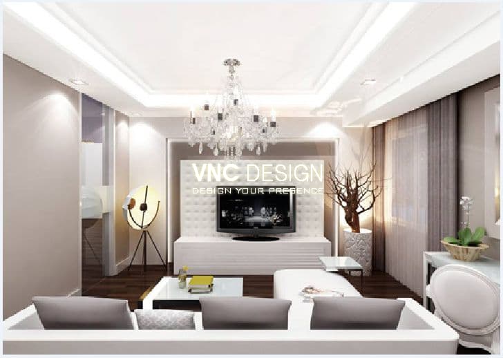 13 mẫu đèn trang trí phòng khách chung cư đẹp sang trọng