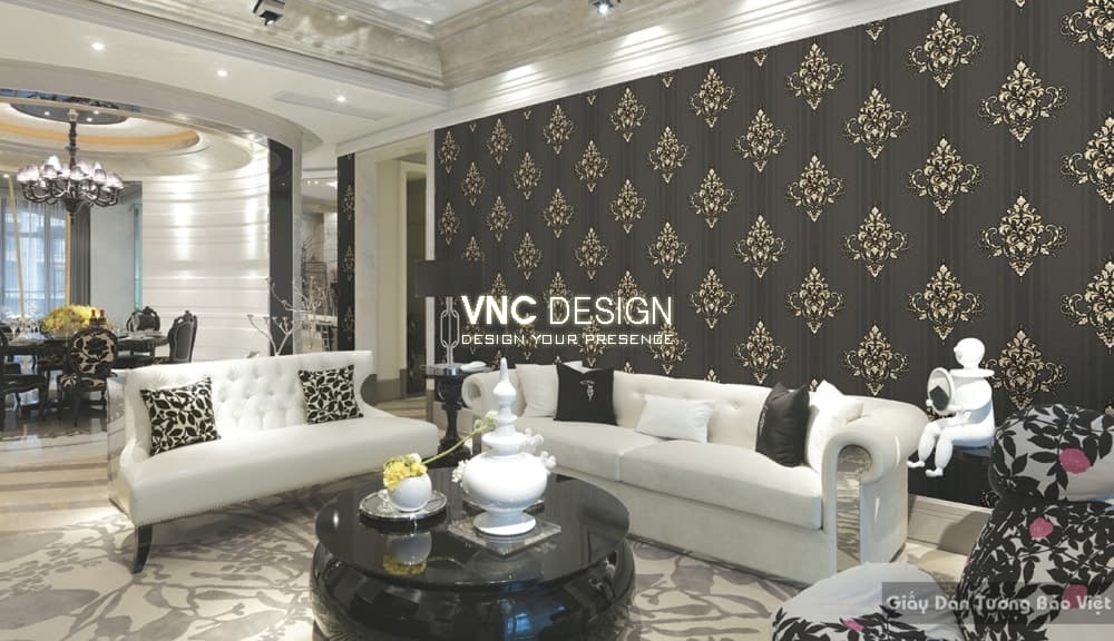 Các mẫu giấy dán tường biệt thự hay dùng