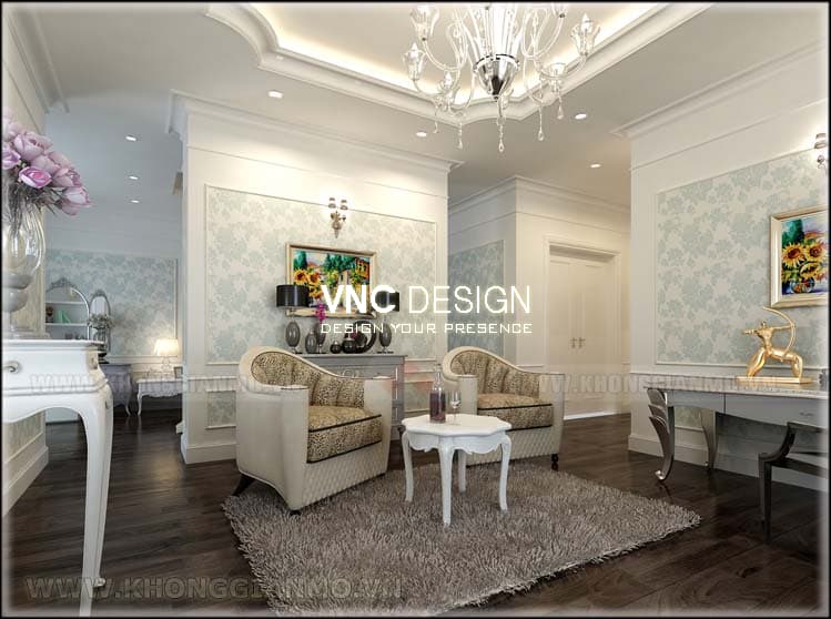 Các mẫu giấy dán tường biệt thự hay dùng