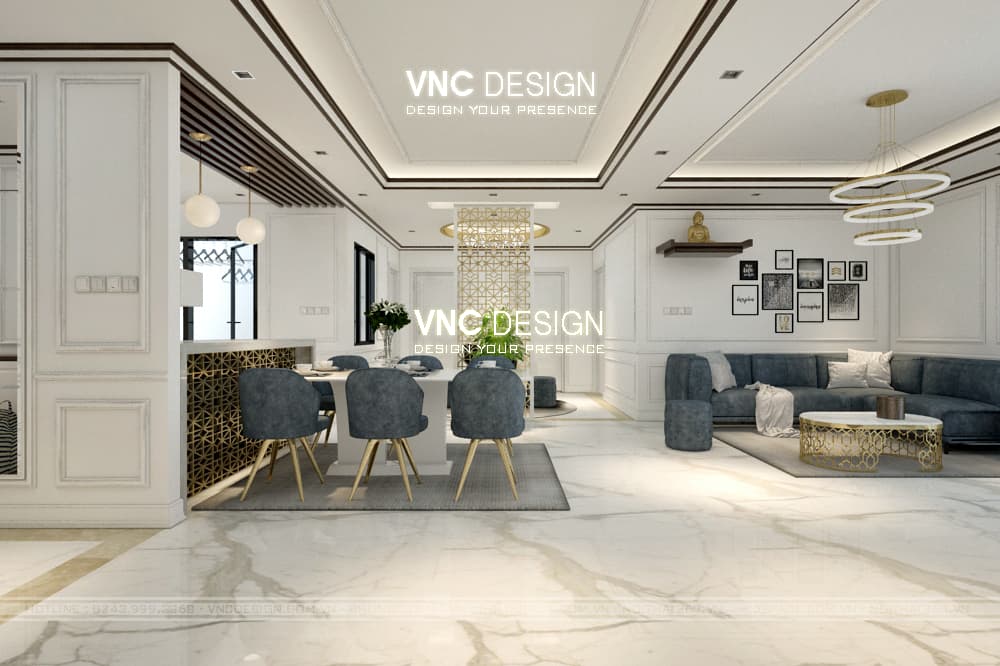 Tổng hợp các mẫu thiết kế nội thất chung cư hiện đại đẹp tiện lợi