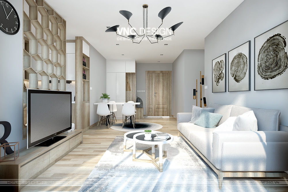 Tổng hợp các mẫu thiết kế nội thất chung cư hiện đại đẹp tiện lợi