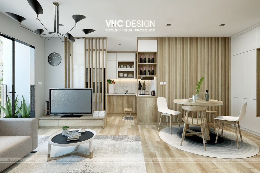 Tổng hợp các mẫu thiết kế nội thất chung cư hiện đại đẹp tiện lợi