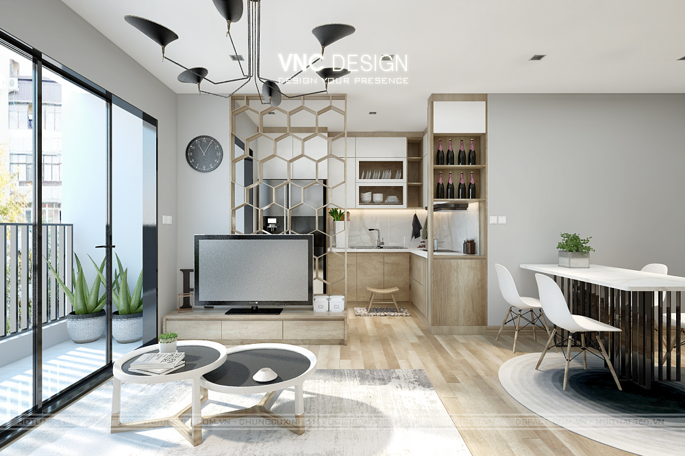 Tổng hợp các mẫu thiết kế nội thất chung cư hiện đại đẹp tiện lợi