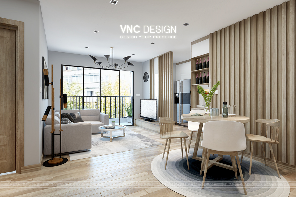 Tổng hợp các mẫu thiết kế nội thất chung cư hiện đại đẹp tiện lợi