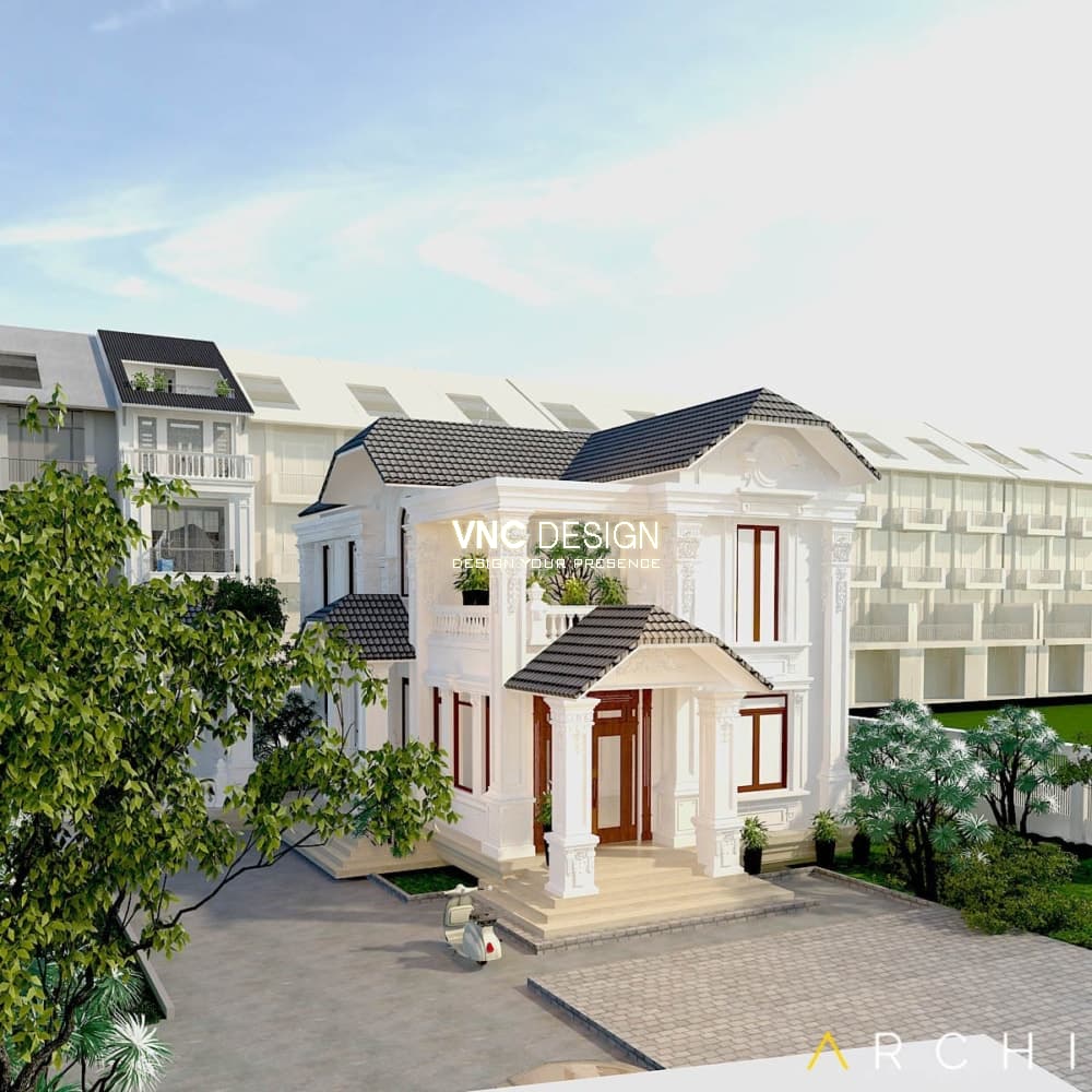 20 mẫu thiết kế biệt thự hiện đại và cổ điển đẹp mắt