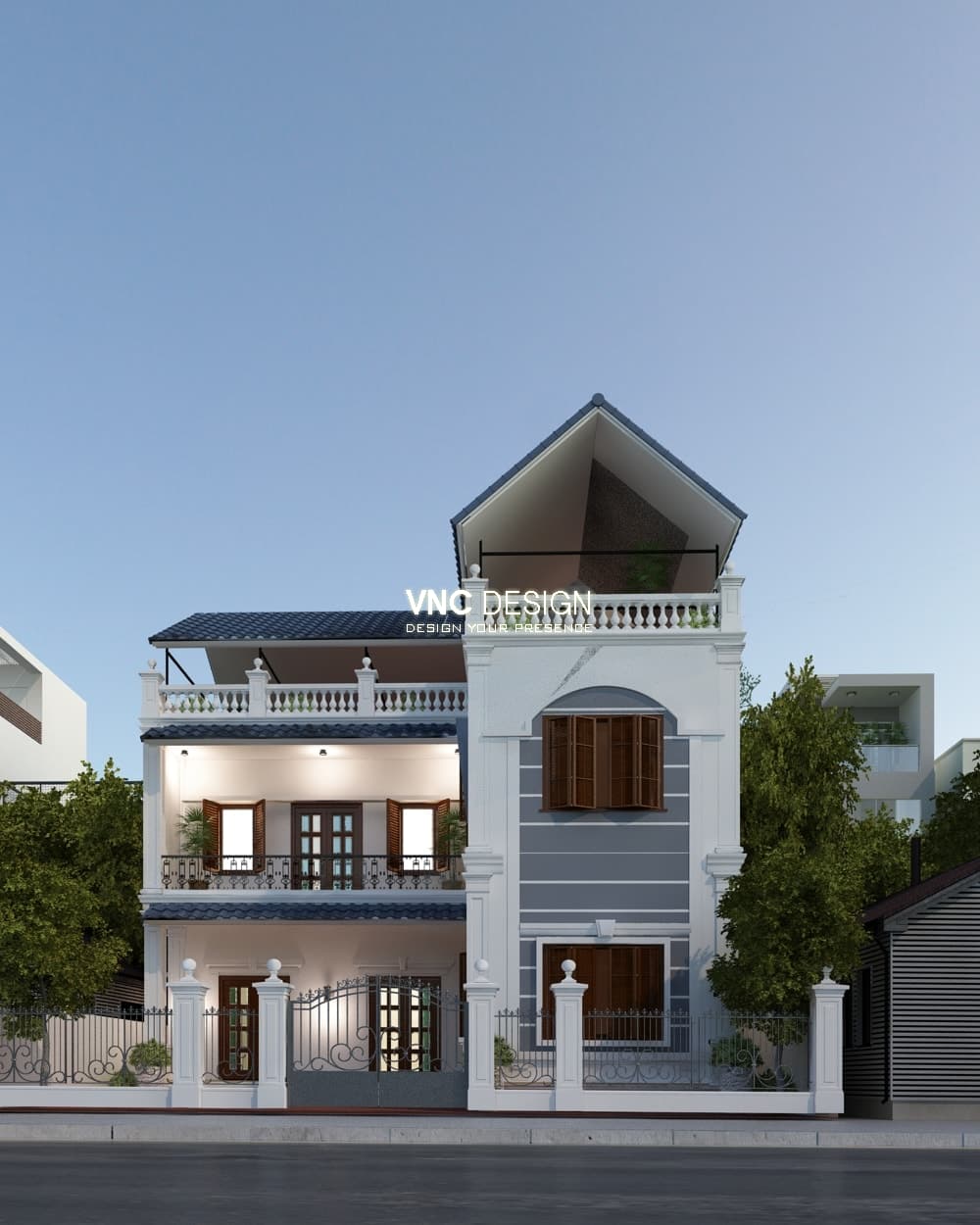 20 mẫu thiết kế biệt thự hiện đại và cổ điển đẹp mắt