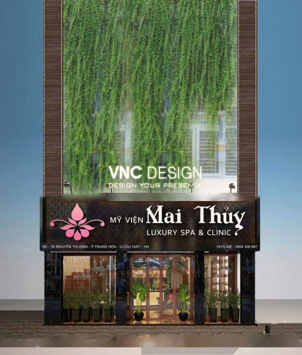 Báo giá thiết kế thi công Spa 8211 Thẩm mỹ viện