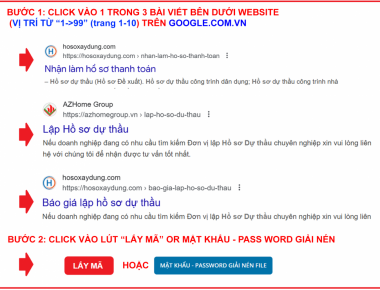 Mật khẩu giải nén