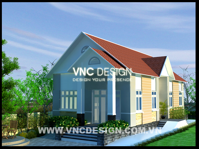 Mẫu nhà cấp 4 8x19m