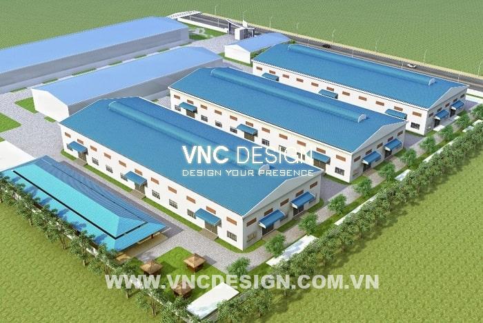 Mẫu thiết kế nhà máy YC TEC