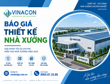 Báo giá thiết Kế Nhà xưởng giá rẻ 2026