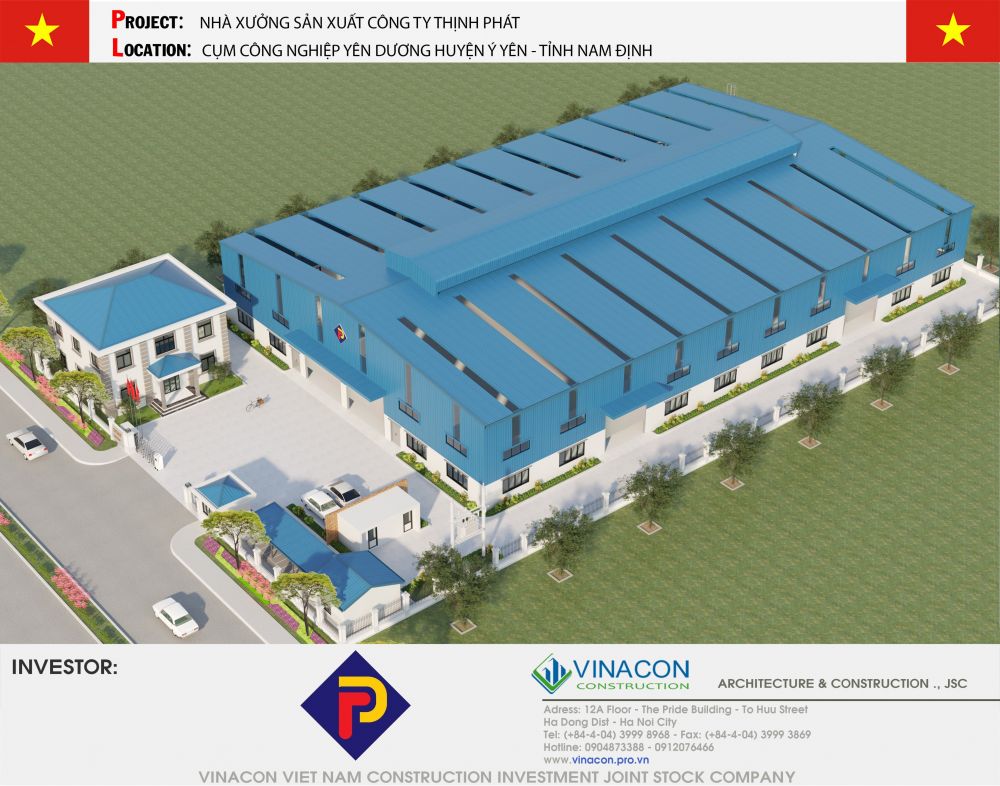 Cấu tạo nhà xưởng khung thép tiền chế