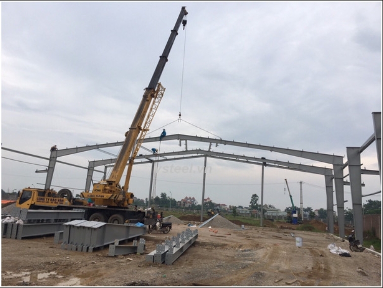 Cấu tạo nhà xưởng khung thép tiền chế