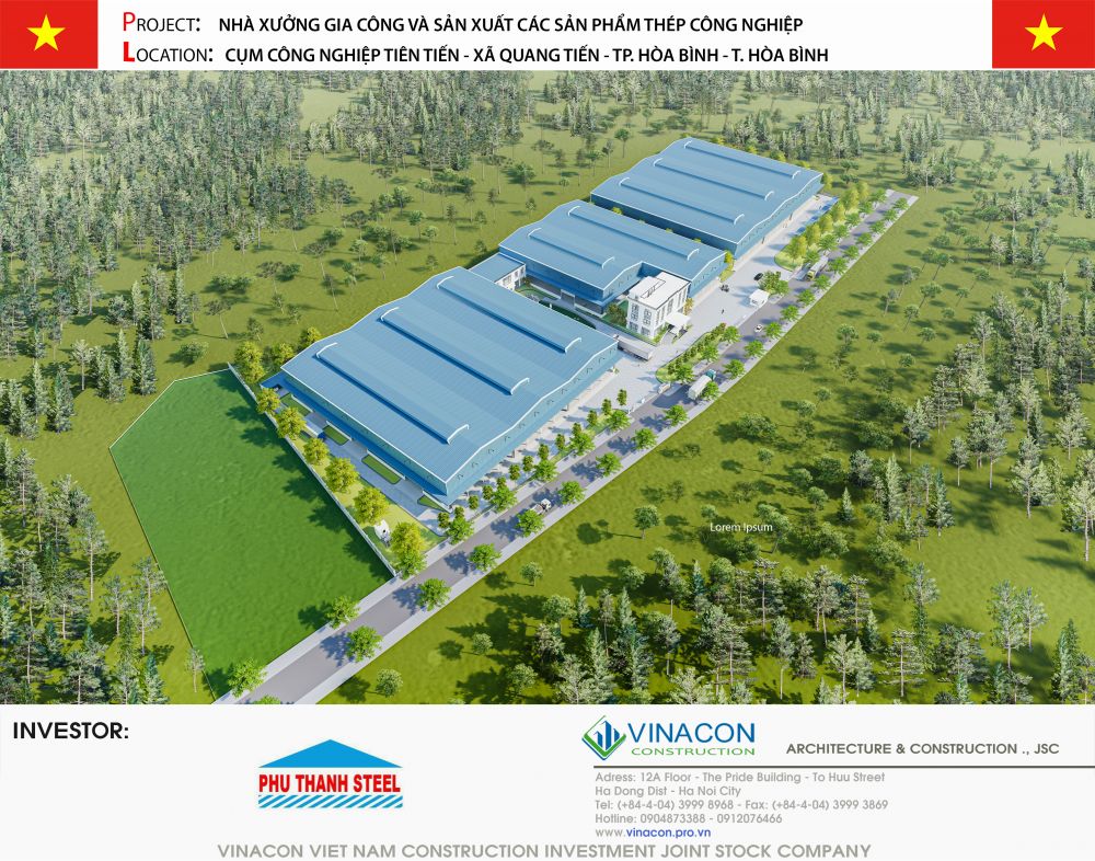 Cấu tạo nhà xưởng khung thép tiền chế